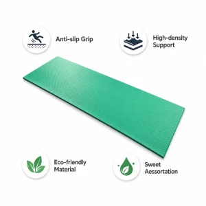 Factory Direct High Density PU Fitness Mat - Thick Cushioned Non-Slip Anti-Tear Floor Pad for Home Gym & Pilates OEM