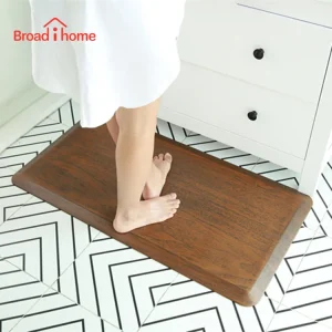 Cross-Border Simple PU Leather Mat Waterproof and Oil-Proof Non-Slip Floor Mat for Kitchen Bathroom for Store Foot Mat