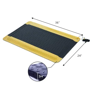 Comfortable Skidproof Ergonomic Factory Plant Area Pu Anti Fatigue Mat