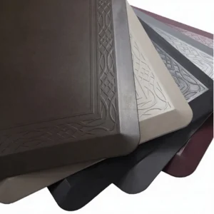 2020 New Design Modern Pressure Resistance Standing Work Mat PU Anti Slip Kitchen Floor Mat