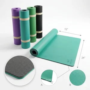Wholesales High-Density Anti-Tear Exercise Mat Long Modern Non-Slip Cushioned PU Home Office Use Living Kitchen Bathroom Bedroom