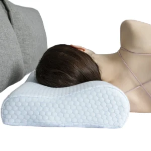 High Quality Soft Comfortable Memory Foam Pillow for Student Baby Family Solid Pattern Cooling Therapy Features for Neck Body