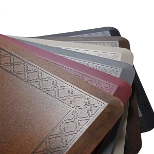 Factory Direct Custom PU Kitchen Mat Anti-Fatigue Waterproof Oil-Proof Washable Extra Thick Non-Slip Reversible Eco-Friendly