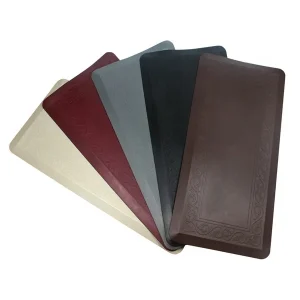 2019 New Design PU Modern Anti Fatigue Ergonomic Eco-friendly Kitchen Mat Use Indoor or Outdoor