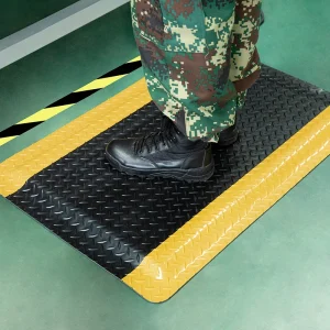 Factory Direct Wholesale ESD Anti-Fatigue Industrial Waterproof Rubber Floor Mat Thick Ergonomic Anti-Slip Standing Comfort Mat