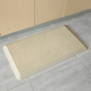 Modern Thickened PU Carpet Mat Anti-Slip & Anti-Fatigue Cross-Border Oil-Proof for Bedroom Living Room Kitchen & Bathroom