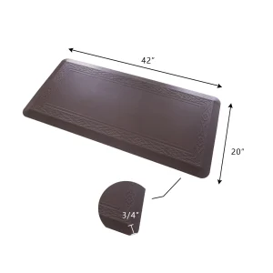 2023 Custom Anti-fatigue PU Garage Foam Floor Mat Modern Washable for Kitchen Bathroom Living Room Office Bedroom Study Balcony