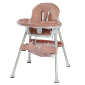 Lollipoppera Model E Baby High Feeding Chair with Safety Adjustable Tray Easy Clean & Travel-Friendly Design